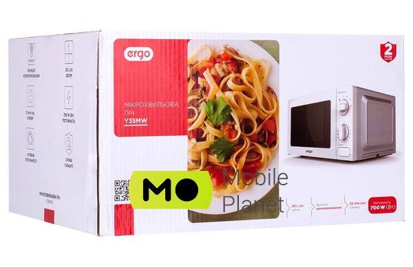 ERGO Y35MW Тип СВЧ: Обычная (соло); Тип