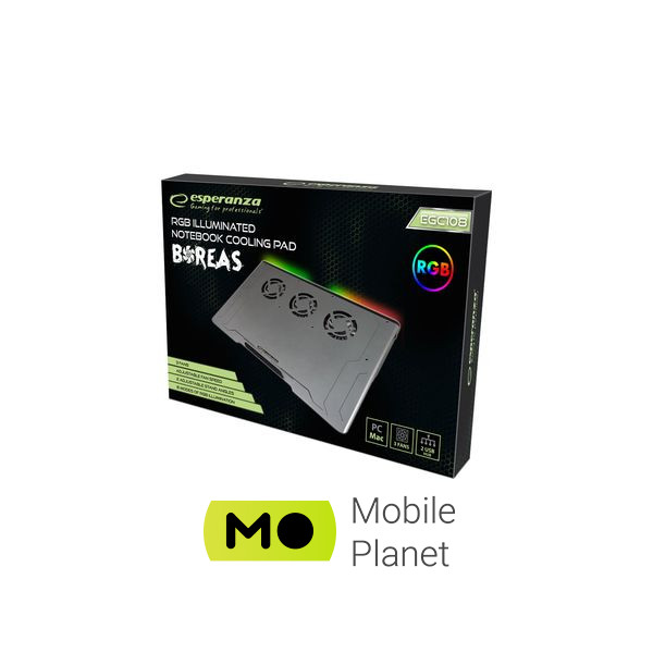 Esperanza EGC108 з RGB Boreas (EGC108) (UA) Тип: Для ноутбуків до 19'; Розмір: