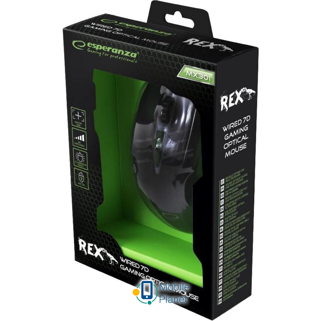 Esperanza MX301 Rex (EGM301) Тип: Проводные, Геймерские;