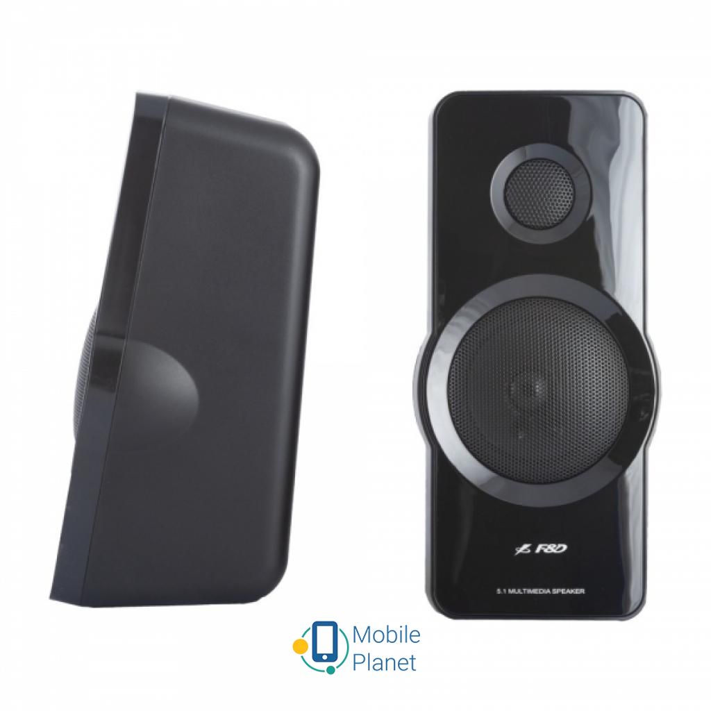 F&D F6000X Black (UA) Разъемы mini Jack 3.5 mm, USB