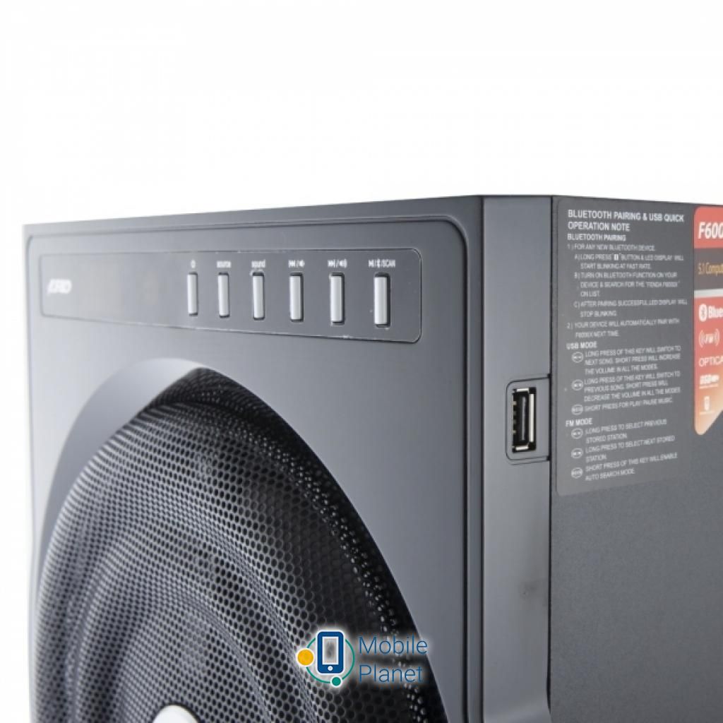 F&D F6000X Black (UA) Количество каналов 5.1
