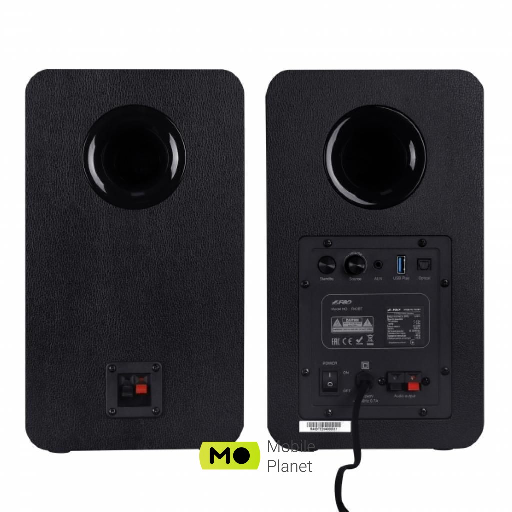 F & D R40BT Black (UA) Підключення провідне, бездротове
