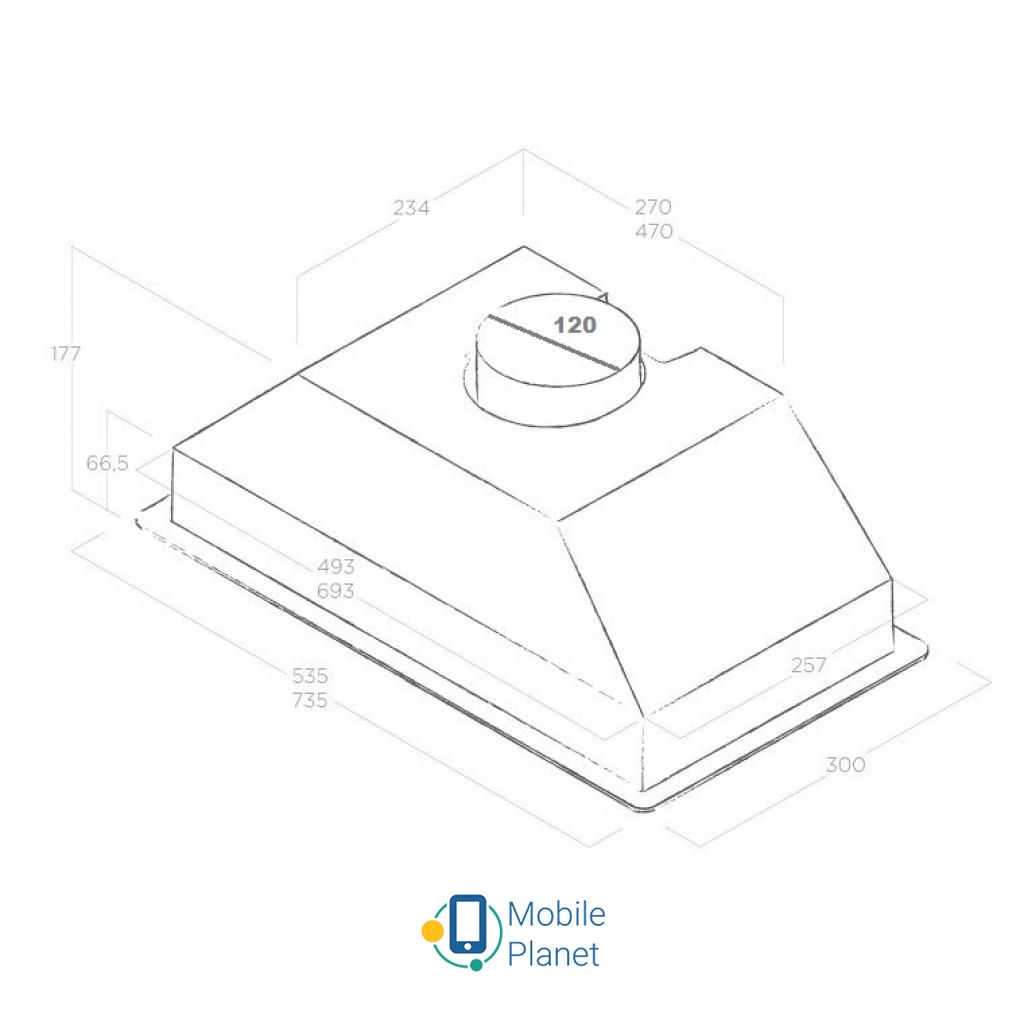 FABER ERA C IX/A/52 (UA) Фильтры: алюминиевый; Тип: