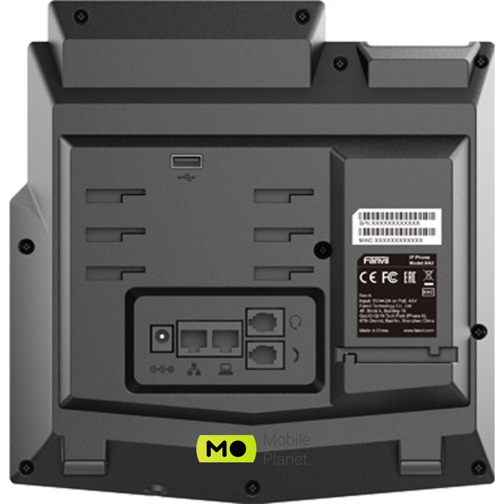 Fanvil X4U (UA) Голосові кодеки: G.726, G.729AB, Opus, G.7231