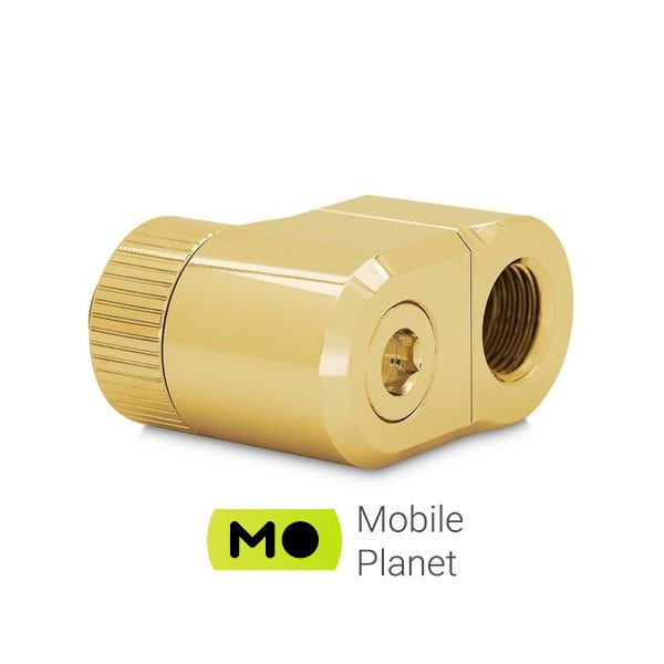 Фитинг для СВО Ekwb EK-Quantum Torque Double Rotary Offset 21 - Gold (3831109893142) (UA)