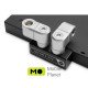 Фитинг для СВО Ekwb EK-Quantum Torque Double Rotary Offset 28 - Satin Titanium (3831109893487) (UA)