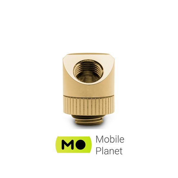 Фітинг для СВО Ekwb EK-Quantum Torque Rotary 45 - Gold (3831109849811) (UA) Кількість: 1; Матеріал корпусу: