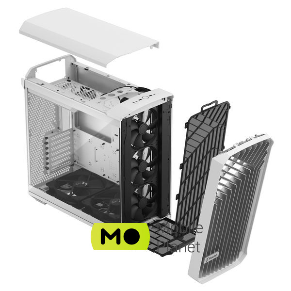 Fractal Design Torrent White TG Clear Tint (FD-C-TOR1A-03) (UA) Типоразмер Miditower