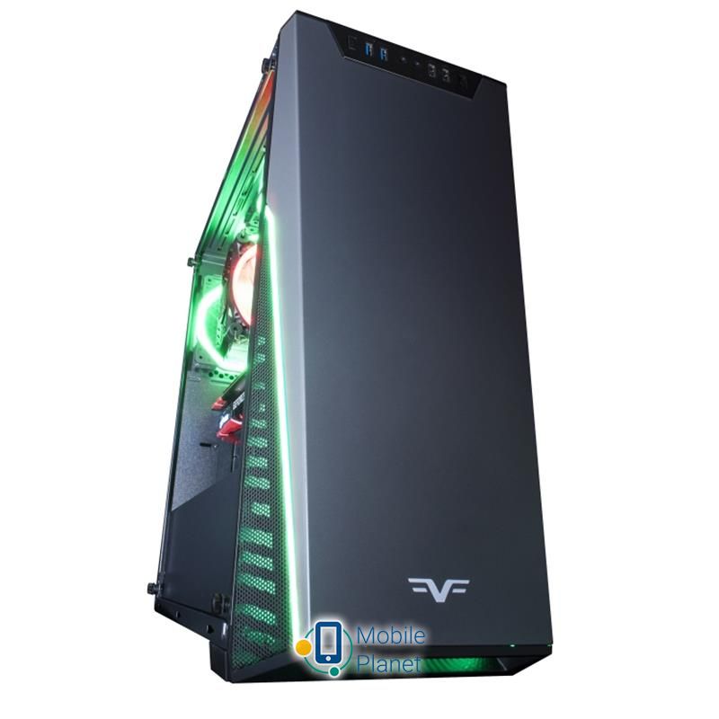 Frime MarkIII 2*USB3.0 без БП (MarkIII-U3-GLS-3RGBF-WP) (UA) Типоразмер Midi Tower