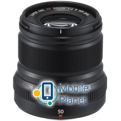 Fujifilm XF 50mm f/2.0 R WR Black (16536611) Изменение фокусного расстояния:
