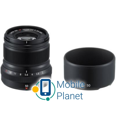 Fujifilm XF 50mm f/2.0 R WR Black (16536611) Изменение фокусного расстояния: