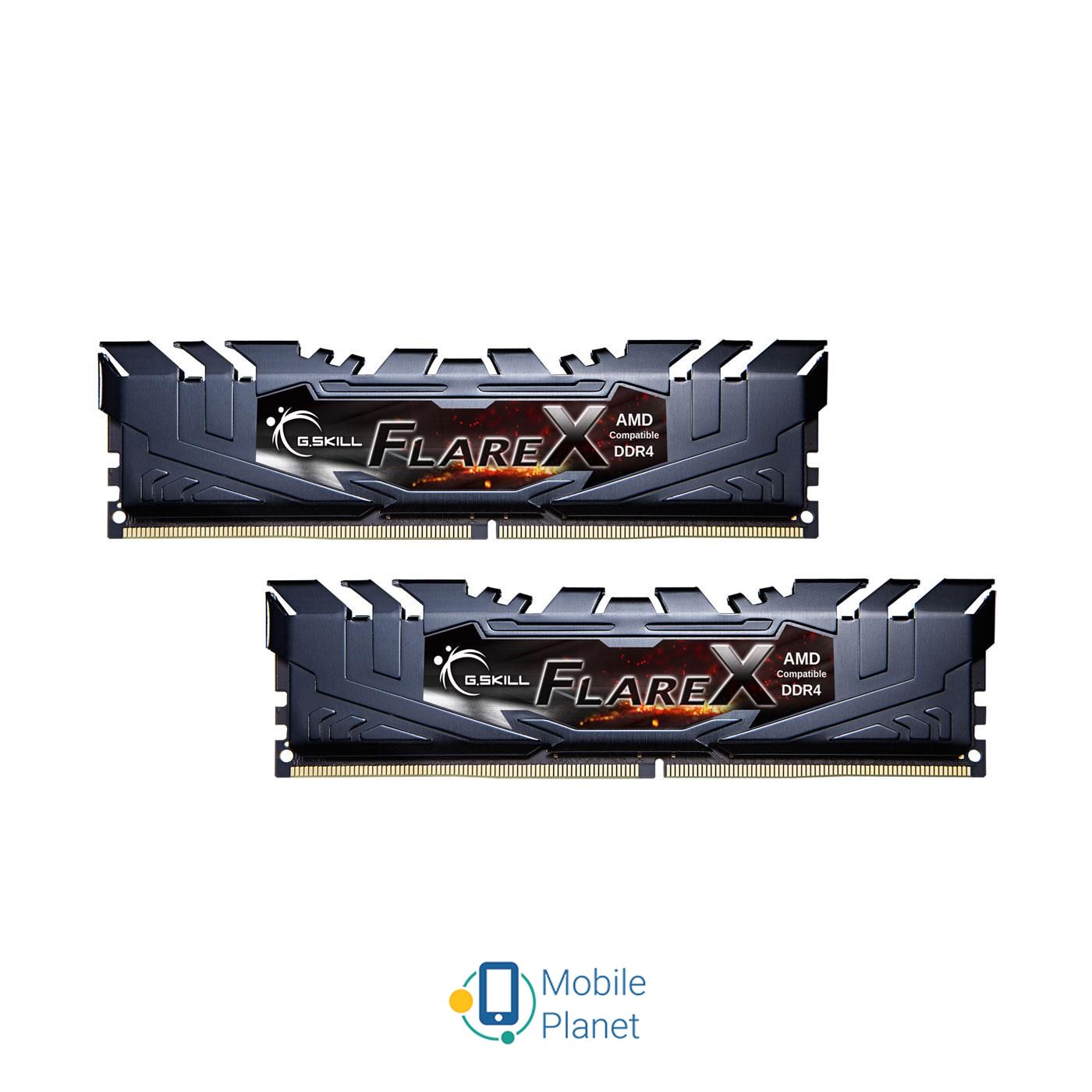 G.SKILL 32GB (2x16GB) 3200MHz CL16 FlareX AMD (F4-3200C16D-32GFX) EU Тип пам'яті: DDR4; Місткість