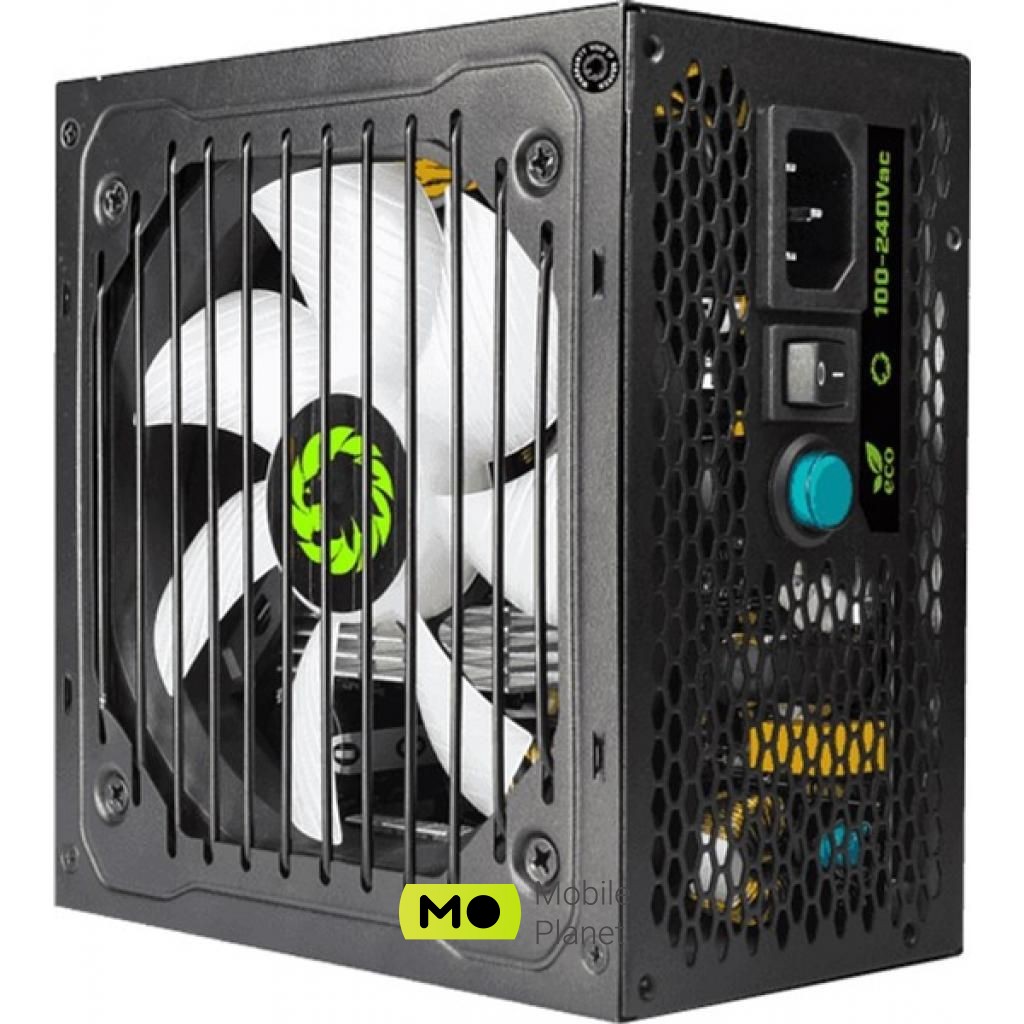 GAMEMAX 600W (VP-600-RGB) (UA) Модульне підключення кабелів ні