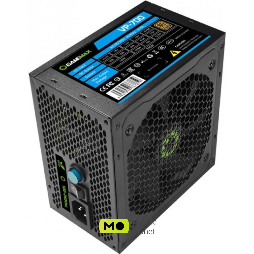 GAMEMAX 700W (VP-700) (UA) Модульное подключение кабелей нет