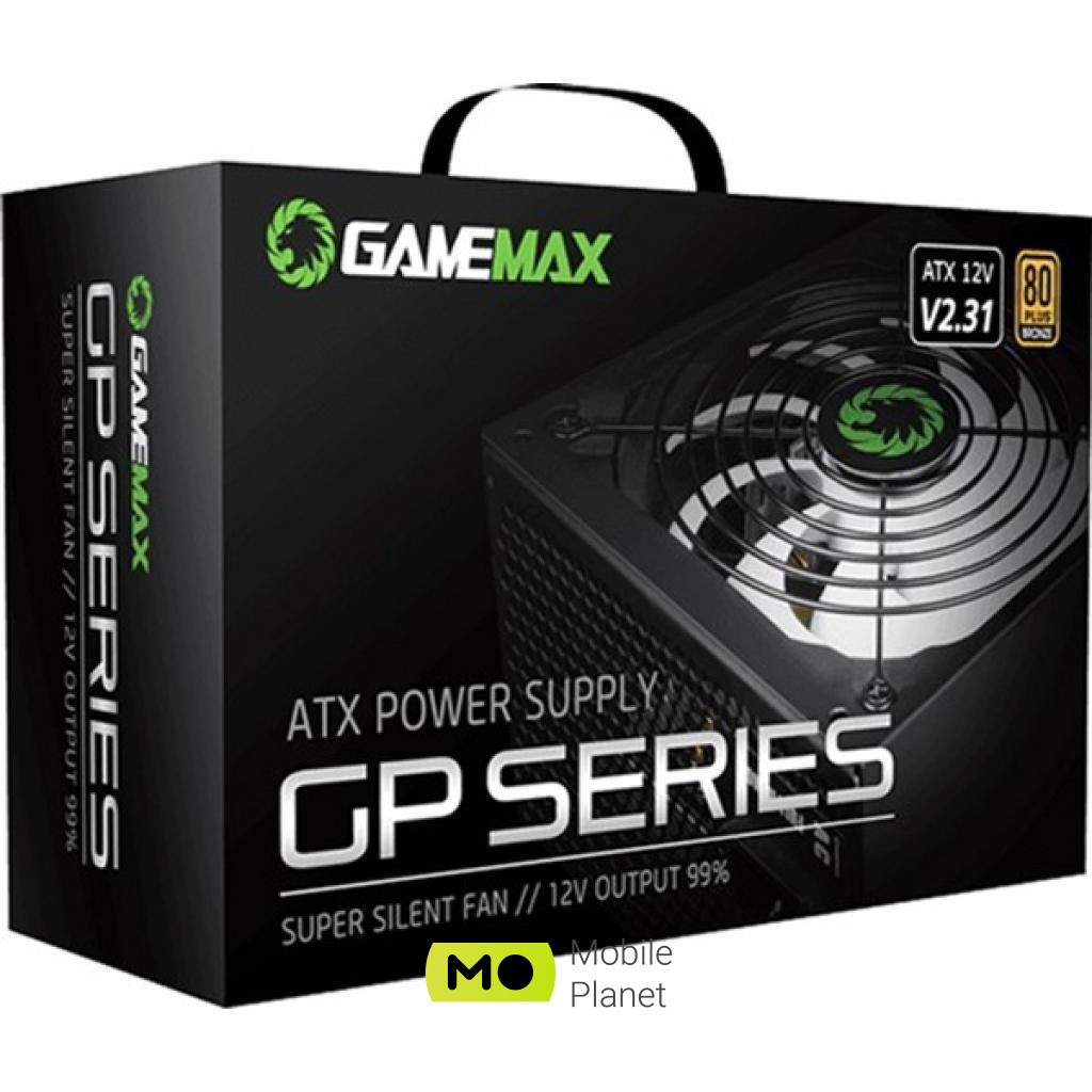 GAMEMAX 750W (GP-750) (UA) Тип БП: для комп'ютерів; Стандарт