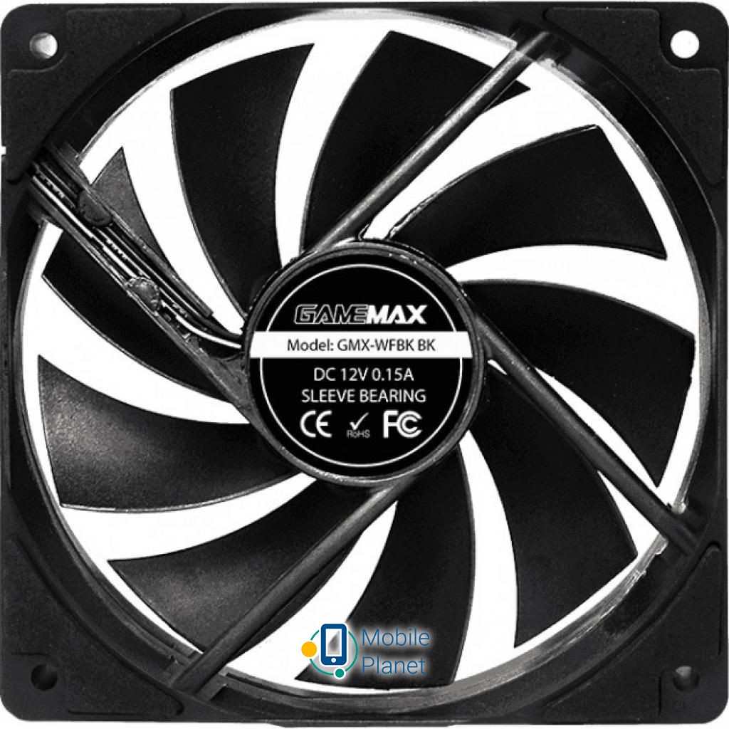 GAMEMAX GMX-WFBK-BK (UA) Материал пластик