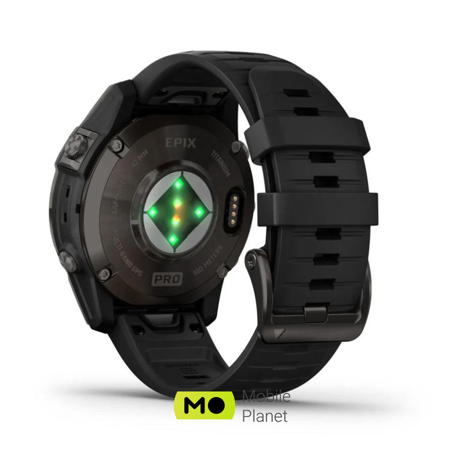 Garmin Epix Pro Gen 2 Sapphire 47mm Carbon G. DLC Tit. with Black Band (010-02803-10/11) Линейка Epix Pro (Gen 2)