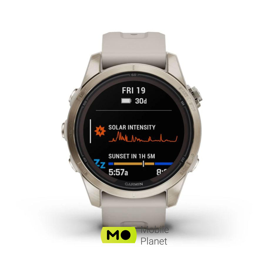 Garmin Fenix 7S Pro Sapphire Solar Soft Gold w. Light Sand Band (010-02776-14/15) Android есть