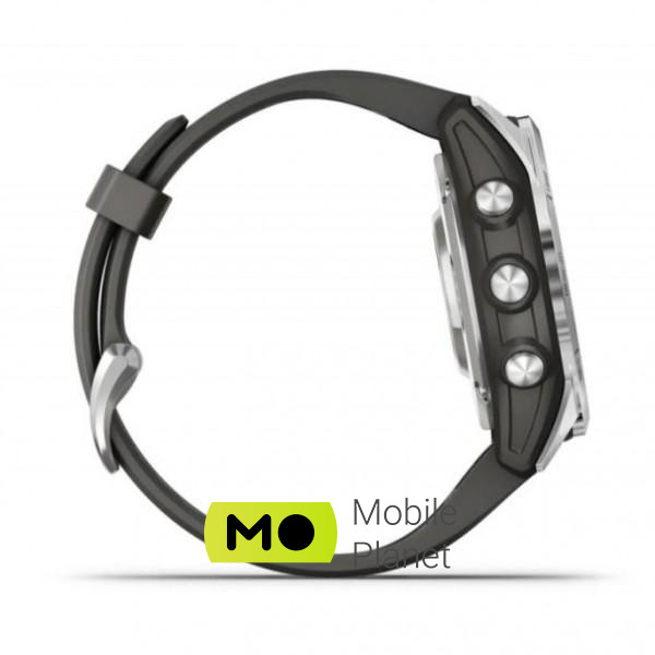Garmin Fenix ​​7S Solar Silver w. Graphite Band (010-02776-00/01) Бренд: Garmin; Лінійка: Fenix ​​7S Pro;