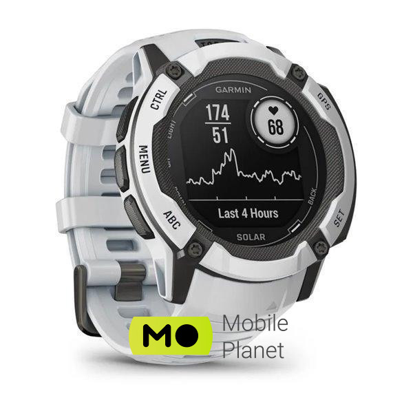 Garmin Instinct 2X Solar Whitestone (010-02805-14/04) Пульсоксиметр (SpO2) есть