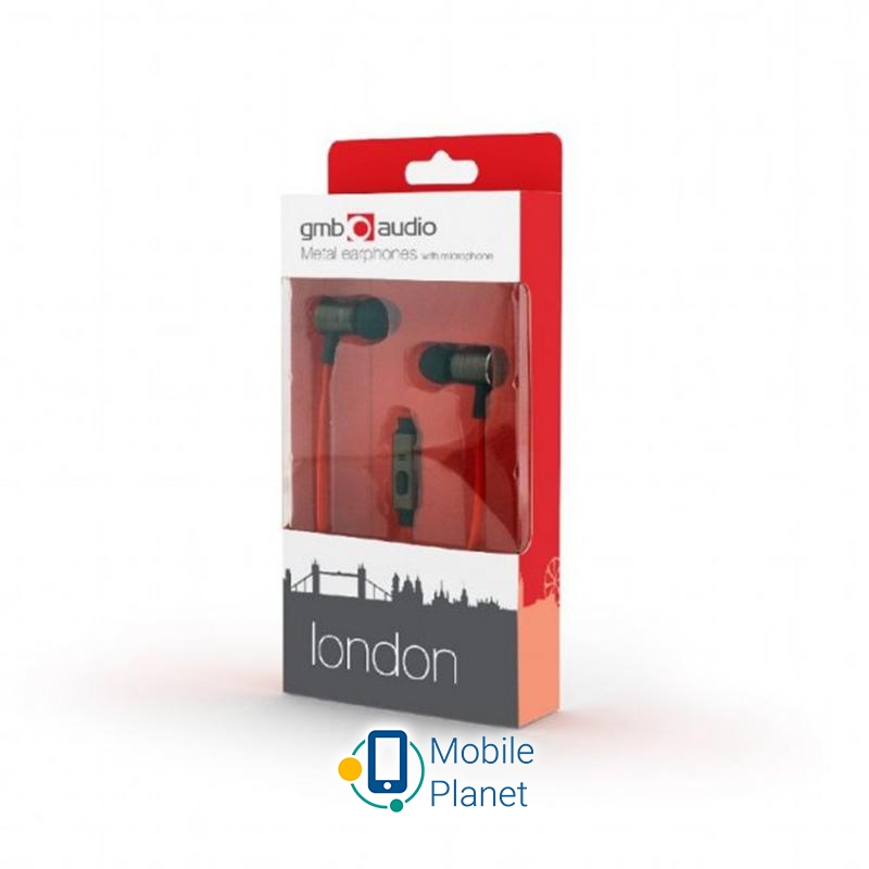 Гарнітура GMB Audio MHS-EP-LHR Black Частотний діапазон: 20 - 20 000 Гц;