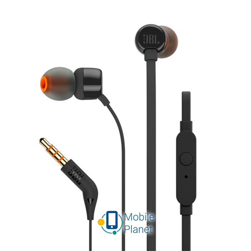 Гарнітура JBL T110 Black (JBLT110BLK) Частотний діапазон: 20 - 20 000 Гц;