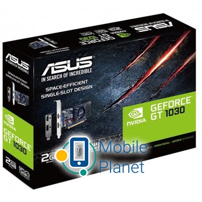 GeForce GT1030 2048Mb ASUS (GT1030-2G-BRK) (90YV0AT2-M0NA00) (UA) Сімейство графіки: NVIDIA; Серія: