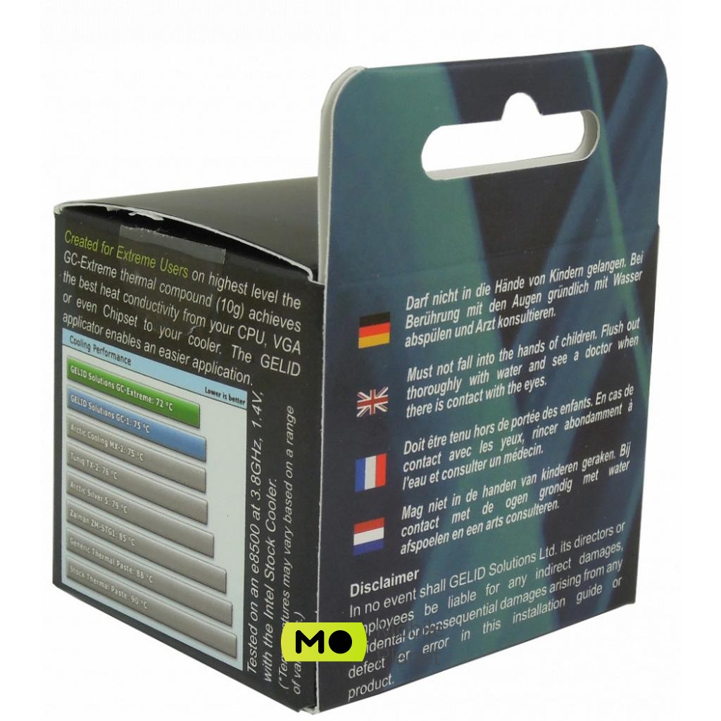 GELID Solutions GC-Extreme 10g (TC-GC-03-02) (UA) Теплопроводность: 8.5 W / mK;