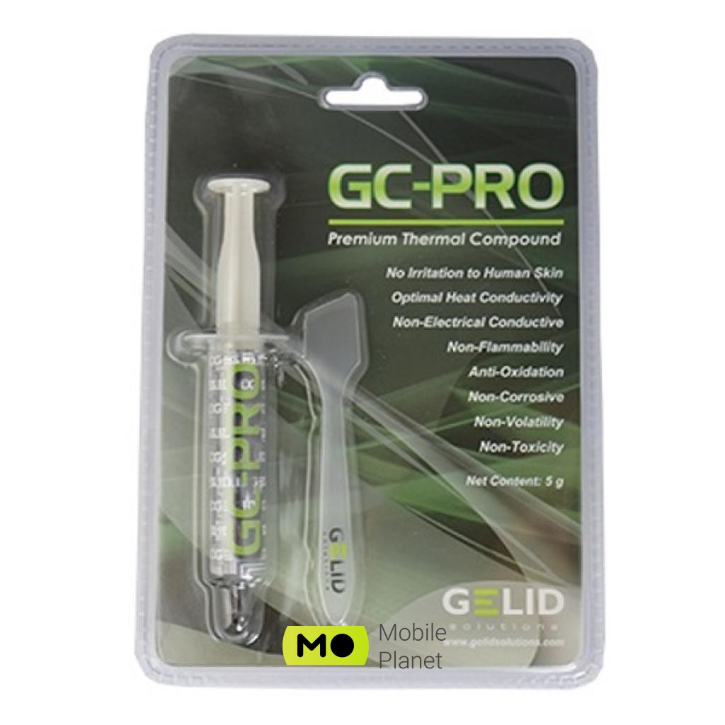 GELID Solutions GC-PRO 5g (TC-GC-PRO-A) Робоча температура -40 до 200 °C