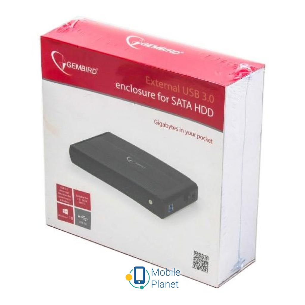 GEMBIRD EE3-U3S-3 Внутрішній інтерфейс: 3.5 '' HDD, SATA;