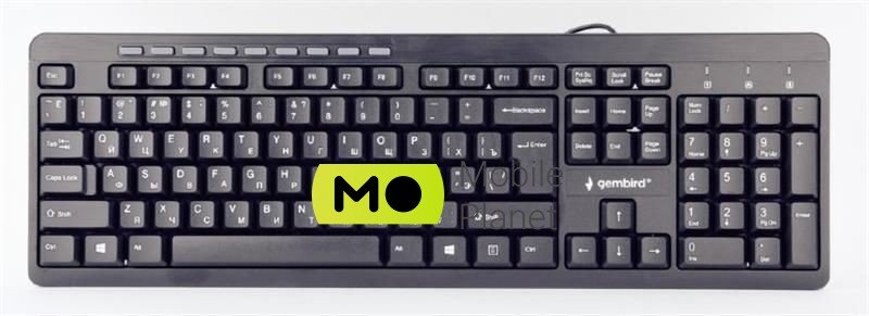 Gembird KB-UM-106-UA Black USB UKR Интерфейс подключения: USB; Тип