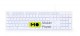 Gembird KB-UML3-01-W-UA White USB UKR