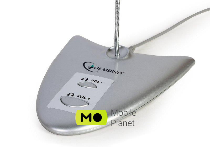 Gembird MIC-DU-01 Silver (UA) Габариты 295х149х125 мм