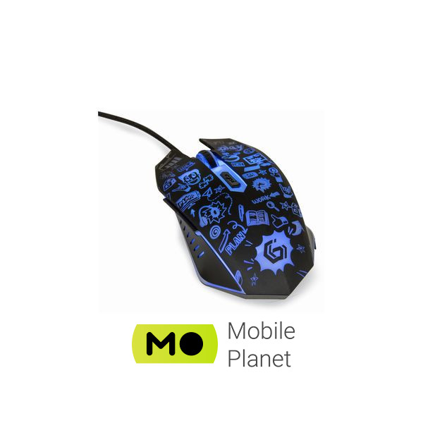 Gembird MUS-6B-GRAFIX-01 USB Black (MUS-6B-GRAFIX-01) (UA) Тип датчика оптический