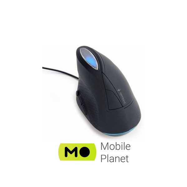 Gembird MUS-ERGO-03 USB Black (MUS-ERGO-03) (UA) Разрешение (min) 800 dpi