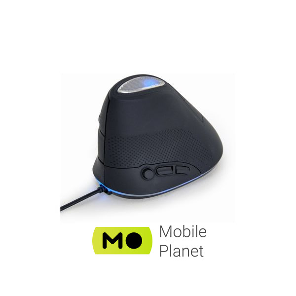 Gembird MUS-ERGO-03 USB Black (MUS-ERGO-03) (UA) Тип: Вертикальные; Подключение: