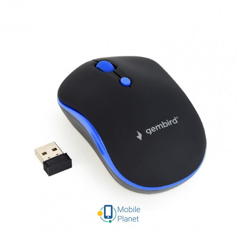 Gembird MUSW-4B-03-B Black/Blue USB Интерфейс подключения: