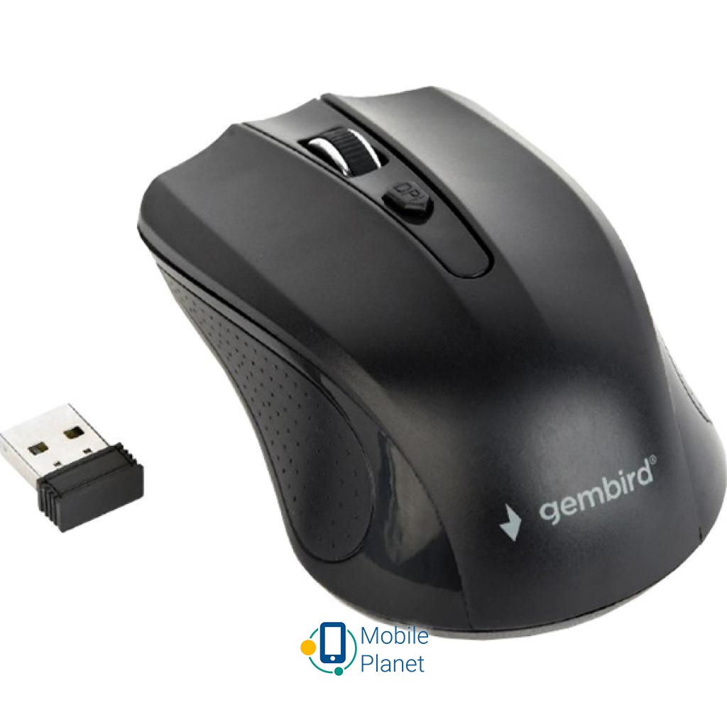 GEMBIRD MUSW-4B-04-BS Black (MUSW-4B-04) Тип: Бездротові; Підключення: