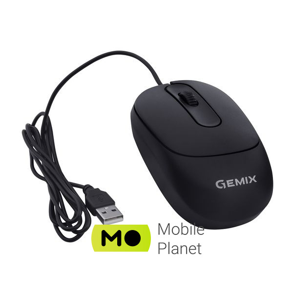 Gemix GM145 USB Black (GM145Bk) (UA) Тип: Класичні; Підключення: