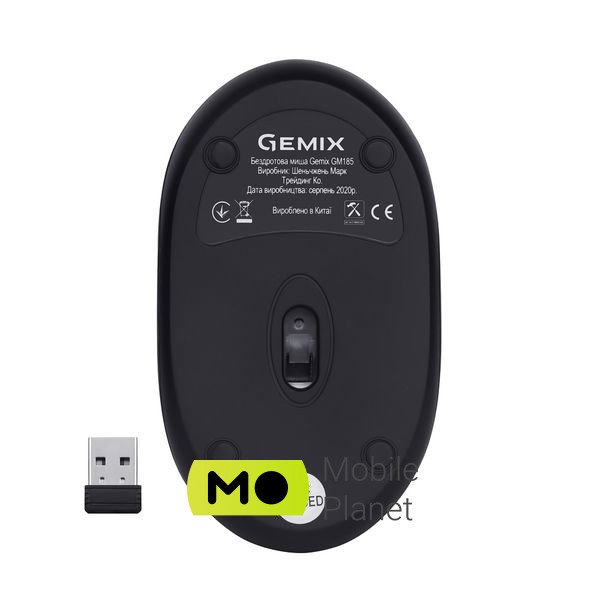 Gemix GM185 Wireless Black (GM185Bk) (UA) Підключення бездротове