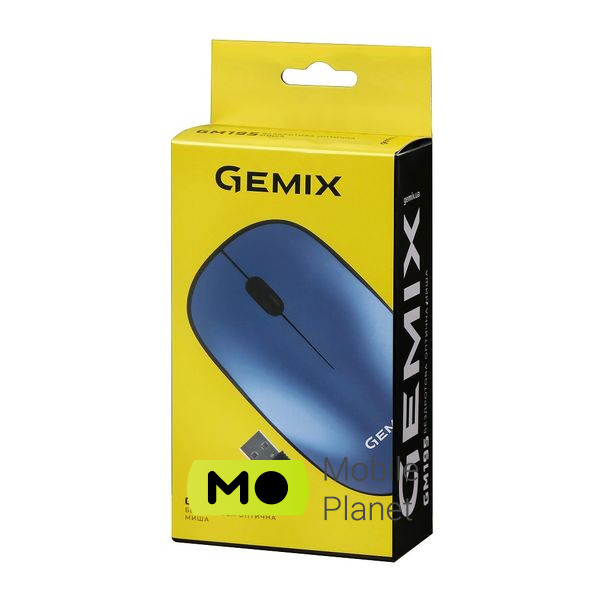 Gemix GM195 Wireless Blue (GM195Bl) (UA) Тип: Класичні; Підключення: