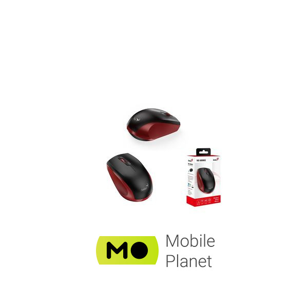 Genius NX-8006 Silent Wireless Red (31030024401) (UA) Тип: Классические; Подключение: