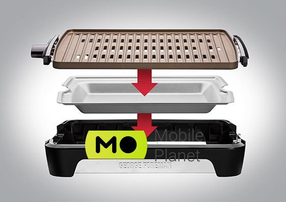 George Foreman Smokeless BBQ Grill (25850-56) Тип: жарочная поверхность;