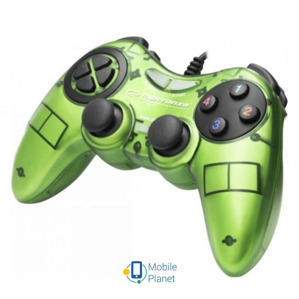 Геймпад Esperanza Fighter PC Green (EGG105G) (UA) Платформа PC