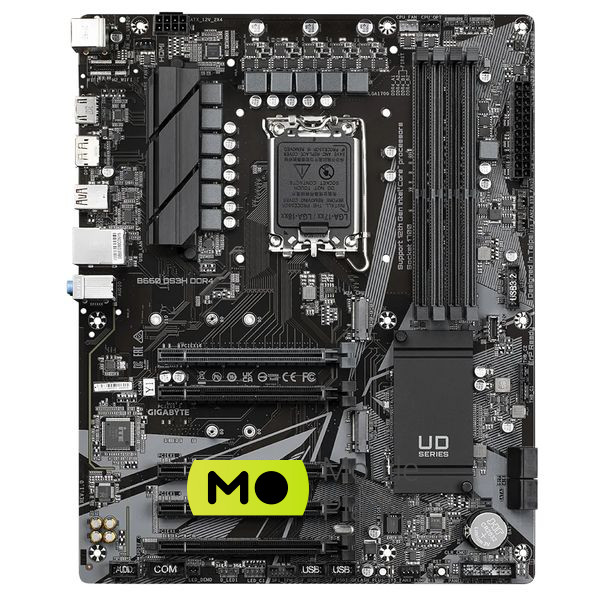 GIGABYTE B660 DS3H DDR4 (UA) Слоти розширення 3 x PCI -E 3.0 x16 , 1 x PCI-E 4.0 x16