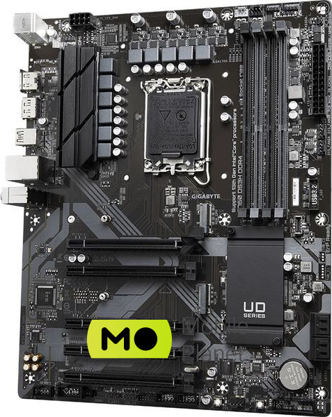 Gigabyte B760 DS3H DDR4 EU Охолодження силової частини радіатором  Так (частково схвалена секція живлення алюмінію)