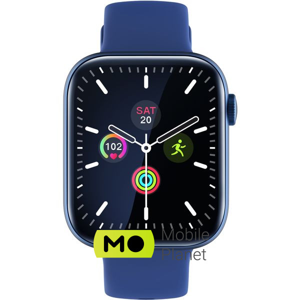 Globex Smart Watch Atlas (blue) (UA) Форма часов квадратные