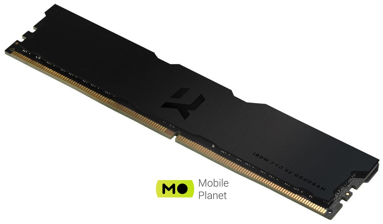 GOODRAM 16GB (1x16GB) 3600MHz CL18 IRDM PRO Deep Black (IRP-K3600D4V64L18 / 16G) EU Тип пам'яті  DDR4