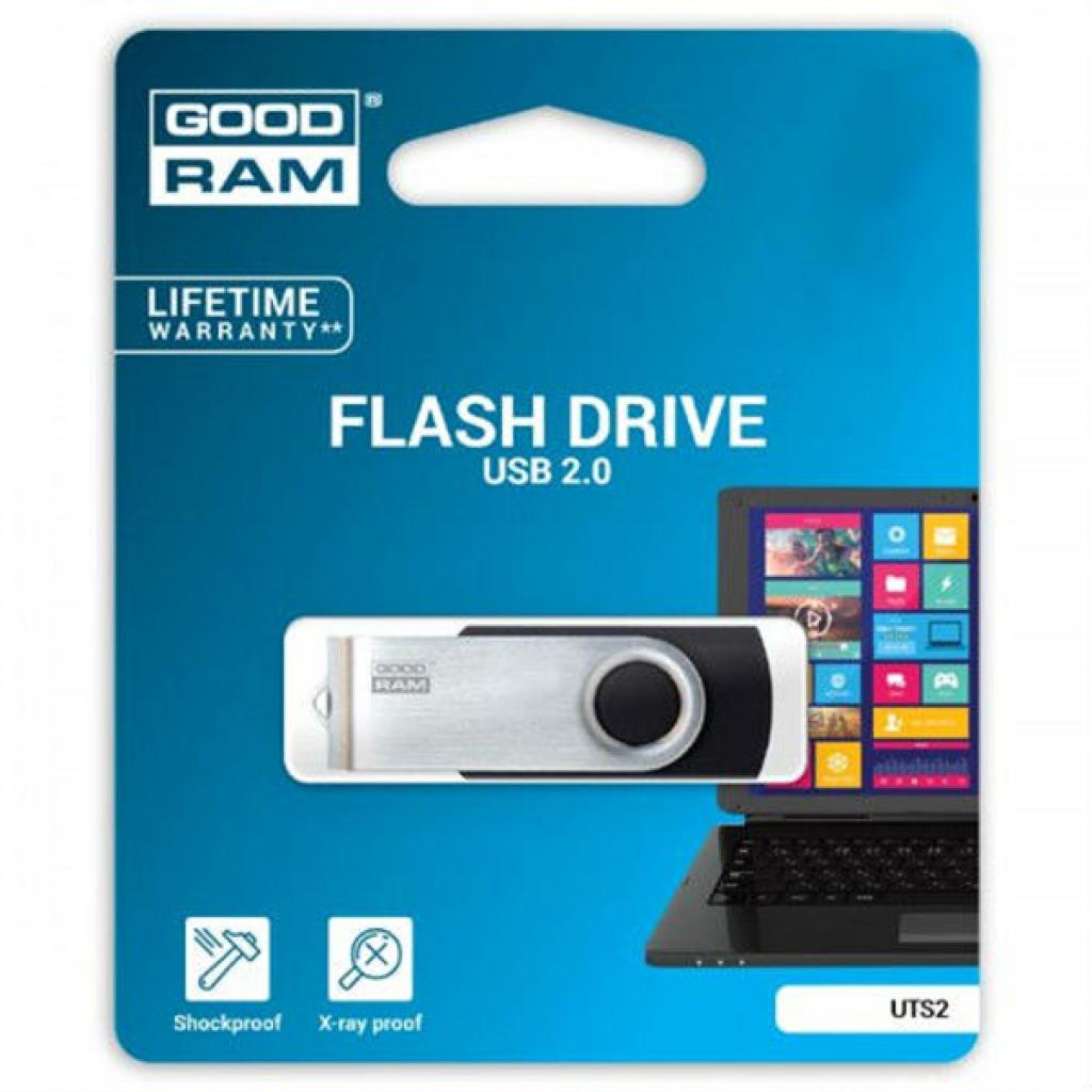 GOODRAM 16GB Twister Black USB 2.0 (UTS2-0160K0R11) Тип: Класичні; Обсяг пам'яті: 16 Gb;