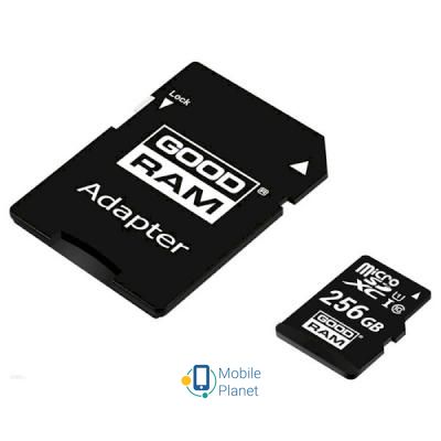 GOODRAM 256GB microSDXC class 10 UHS-I (M1AA-2560R12) (UA) Тип карты памяти: micro-SD (Trans-Flash);